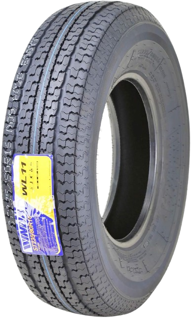 Single radial unit with 10-ply construction for dependable load support.